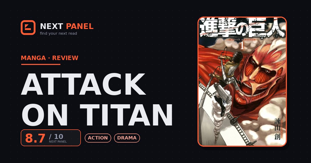 Attack on Titan official cover — Next Panel review