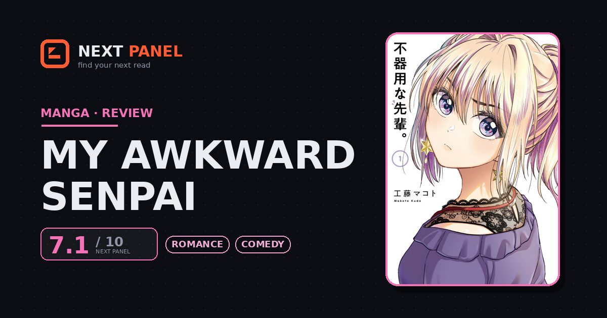 My Awkward Senpai cover - Next Panel review