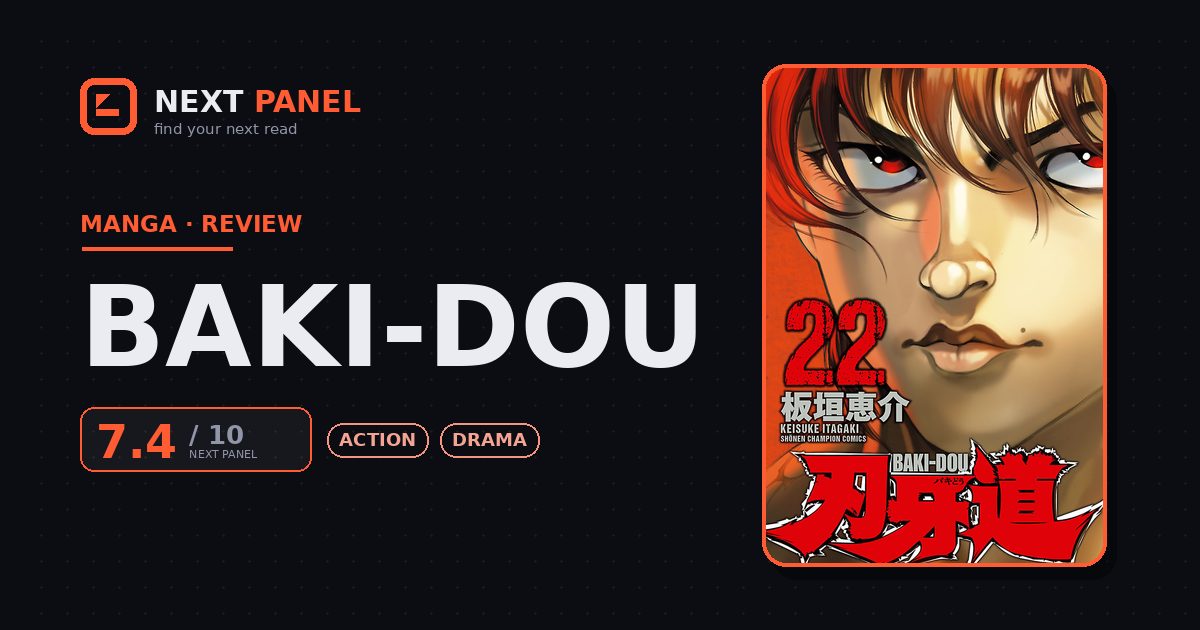 Baki-Dou cover - Next Panel review