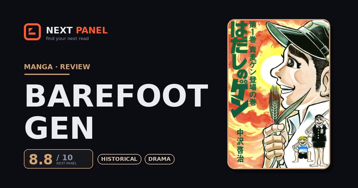 Barefoot Gen cover - Next Panel review
