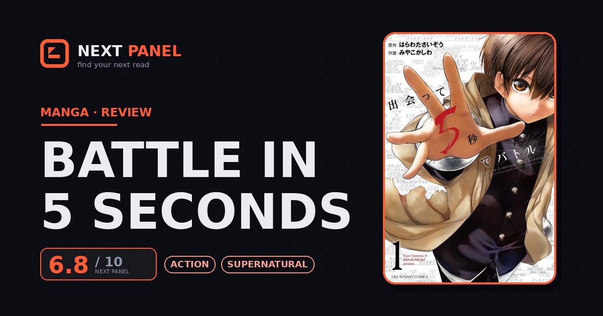 Battle in 5 Seconds cover - Next Panel review