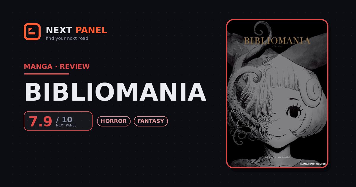 Bibliomania cover - Next Panel review