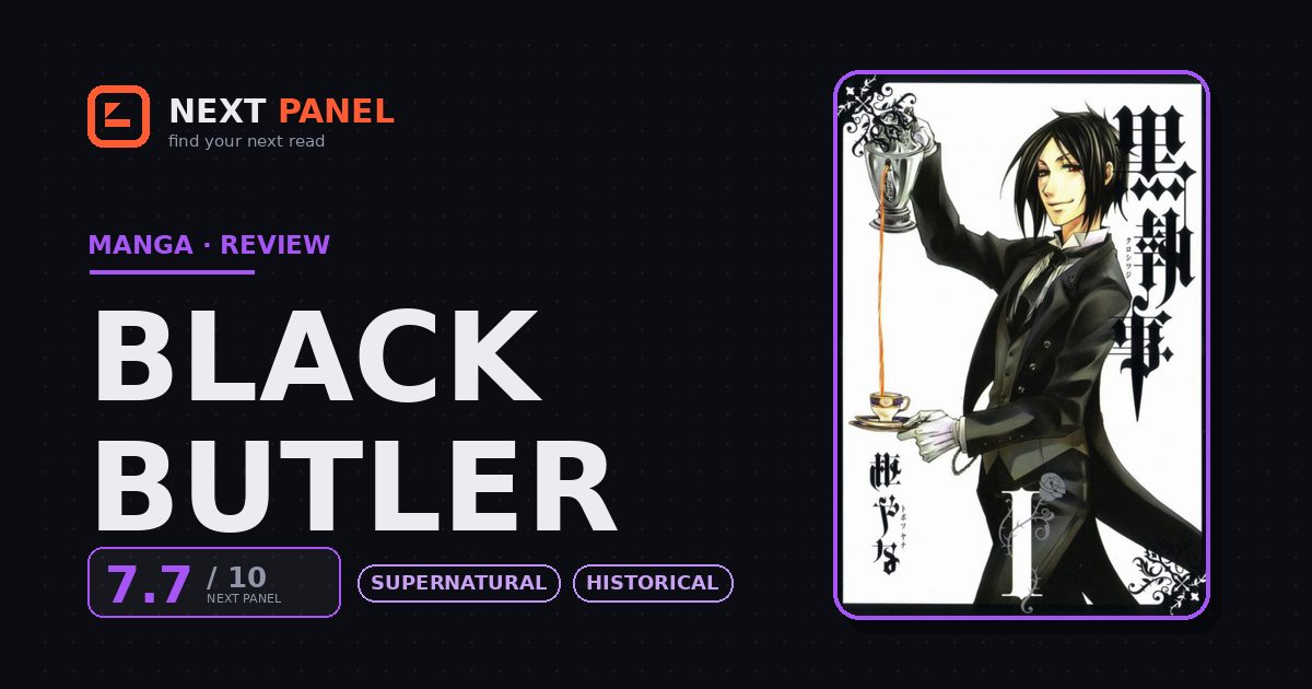 Black Butler cover - Next Panel review