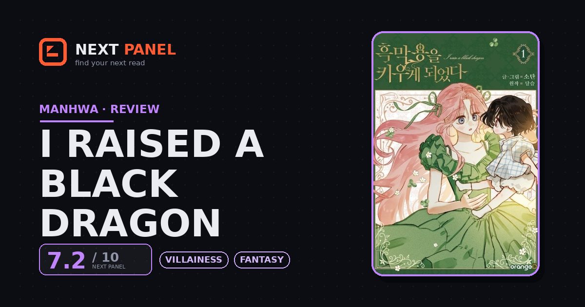 I Raised a Black Dragon cover - Next Panel review