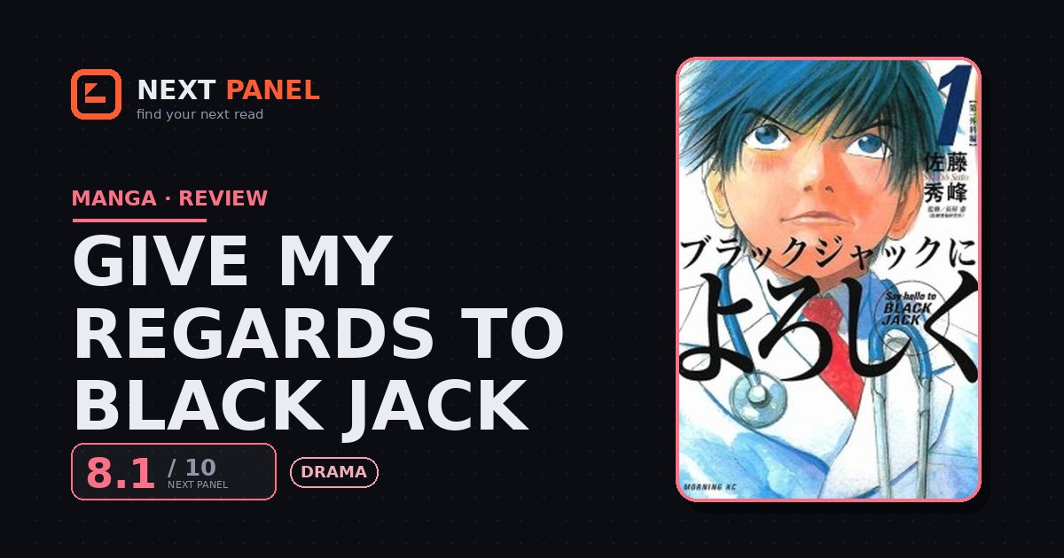 Give My Regards to Black Jack cover - Next Panel review