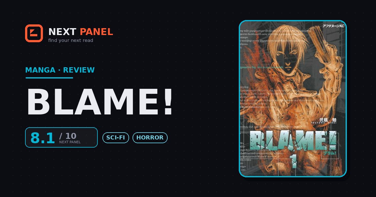 BLAME! cover - Next Panel review