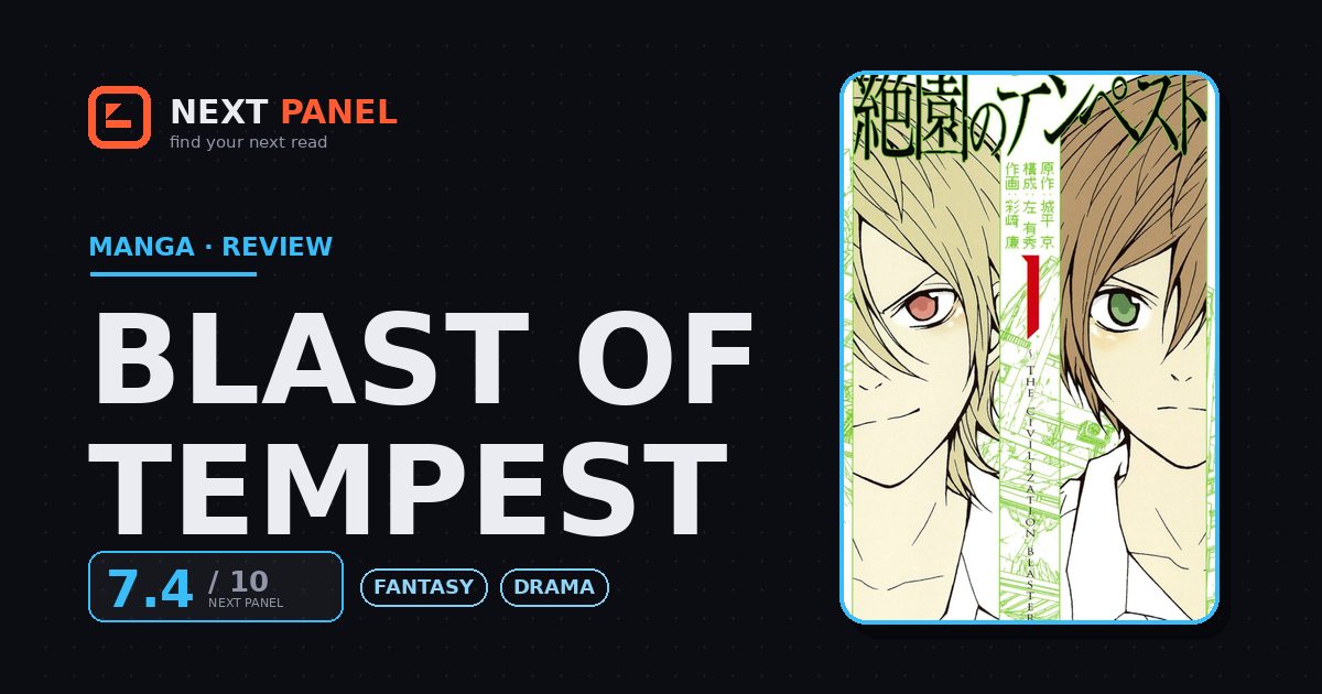 Blast of Tempest cover - Next Panel review