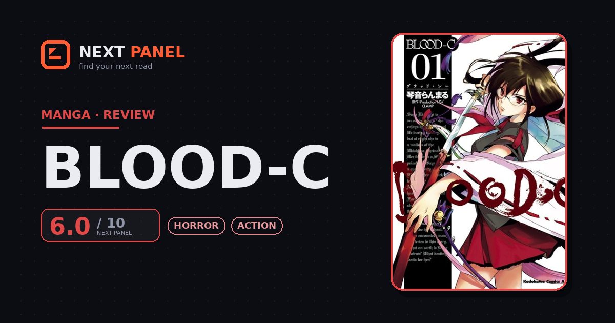Blood-C cover - Next Panel review
