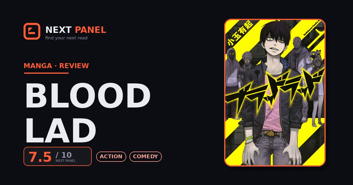 Blood Lad cover - Next Panel review