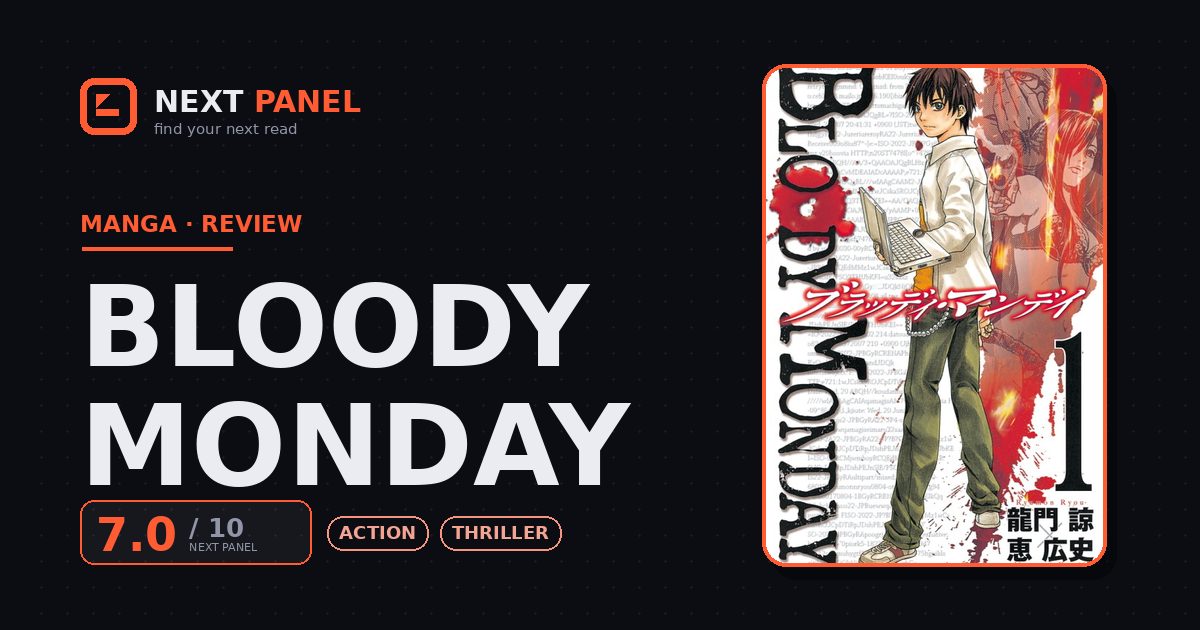 Bloody Monday cover - Next Panel review