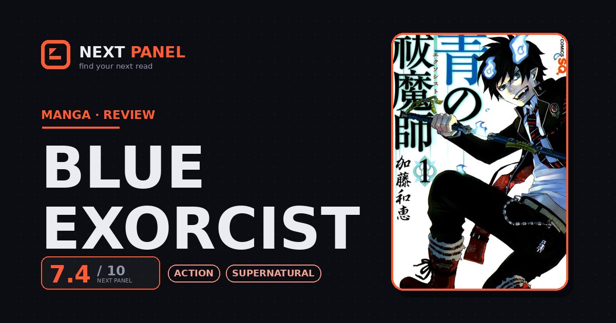 Blue Exorcist cover - Next Panel review