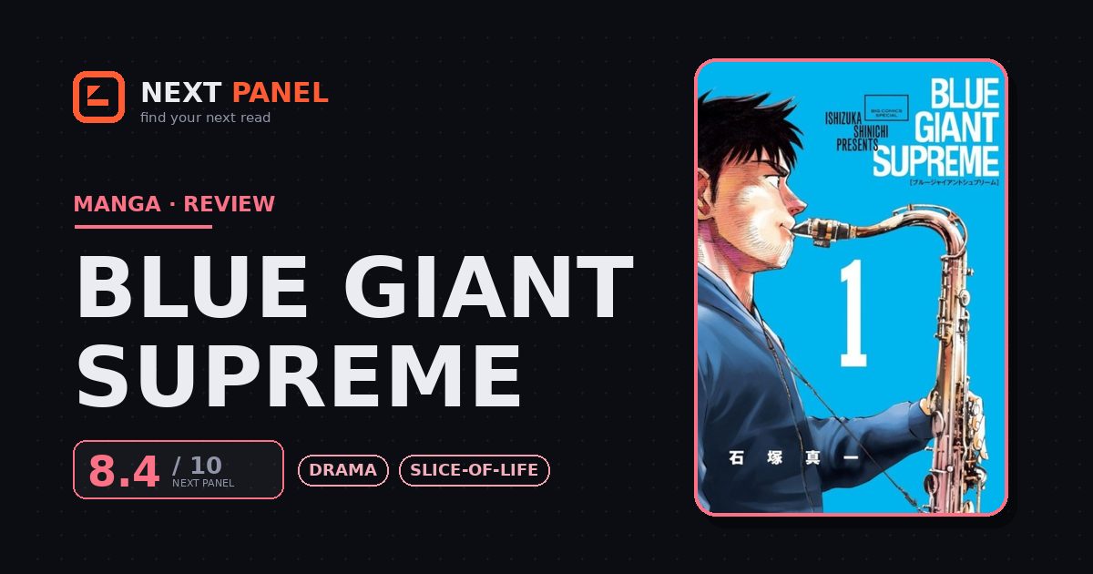 Blue Giant Supreme cover - Next Panel review