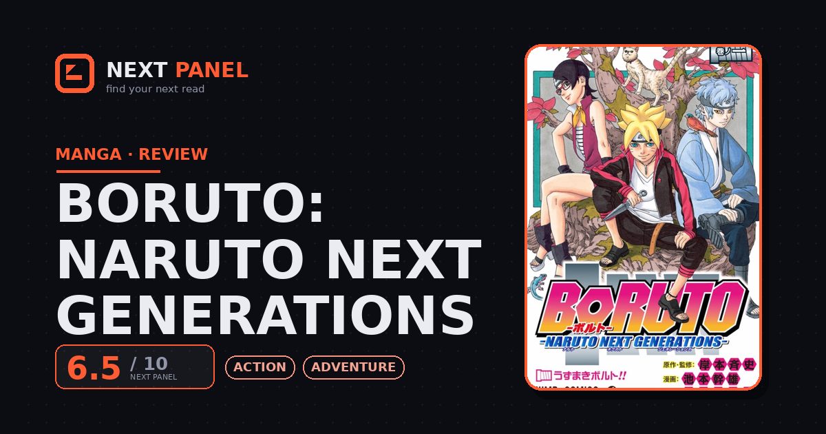 Boruto: Naruto Next Generations cover - Next Panel review