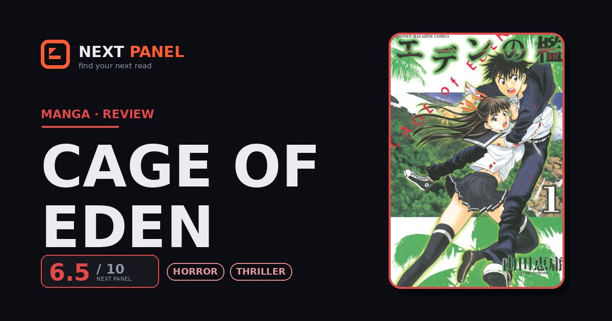 Cage of Eden cover - Next Panel review