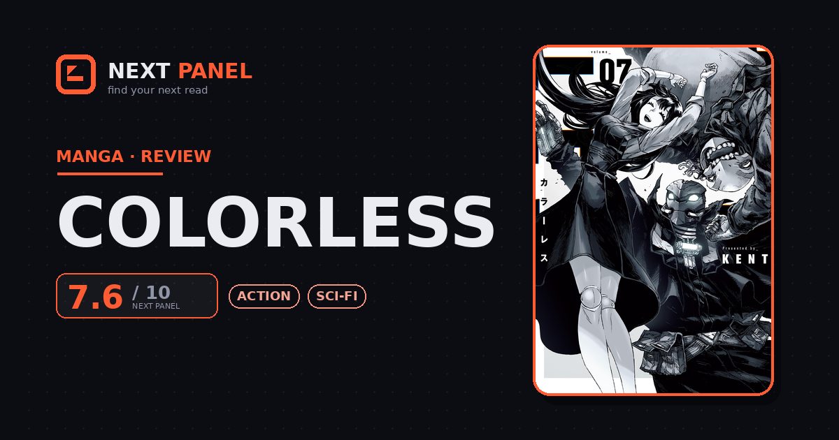 COLORLESS cover - Next Panel review
