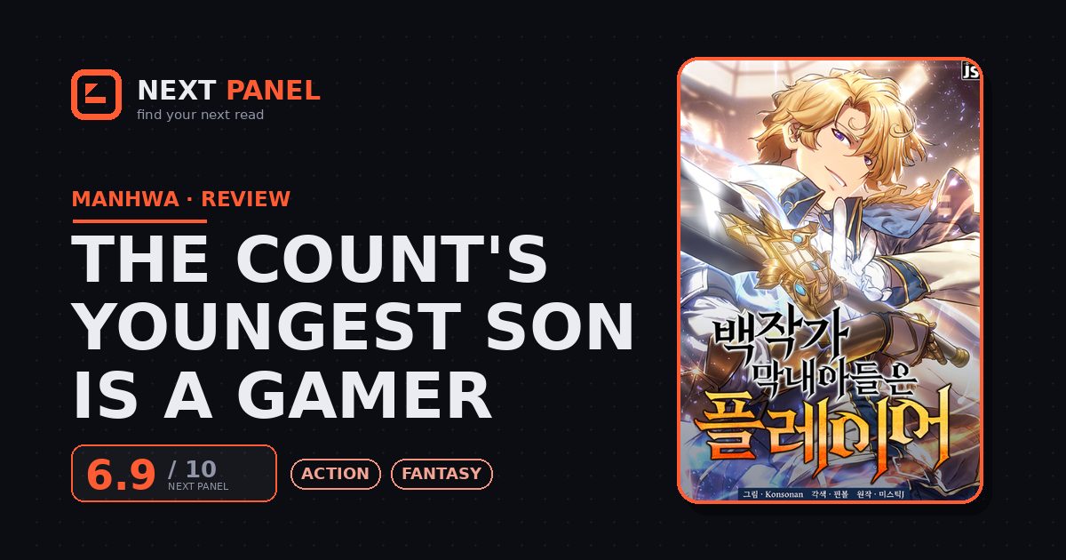 The Count's Youngest Son is a Gamer cover - Next Panel review