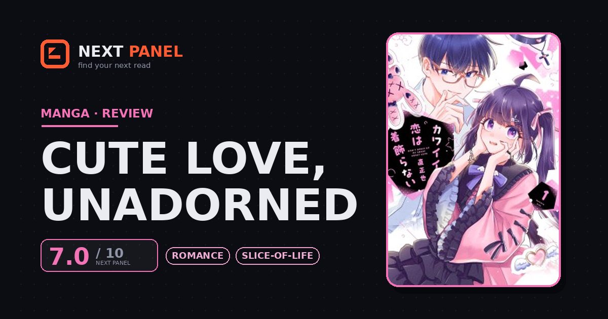 Cute Love, Unadorned cover - Next Panel review