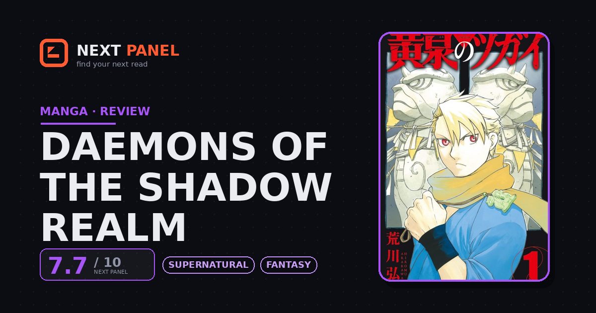 Daemons of the Shadow Realm cover - Next Panel review