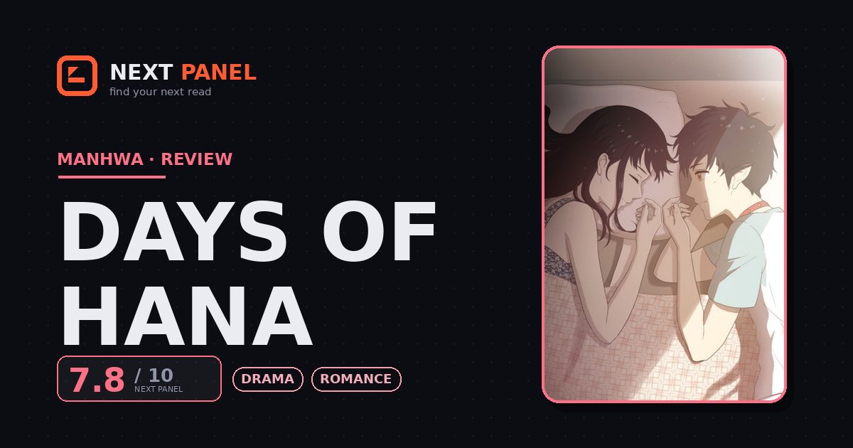 Days of Hana cover - Next Panel review