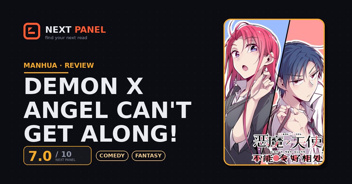 Demon X Angel Can't Get Along! cover - Next Panel review
