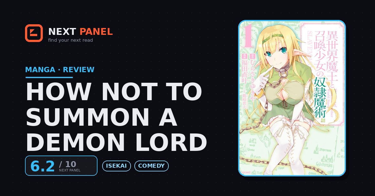 How NOT to Summon a Demon Lord cover - Next Panel review