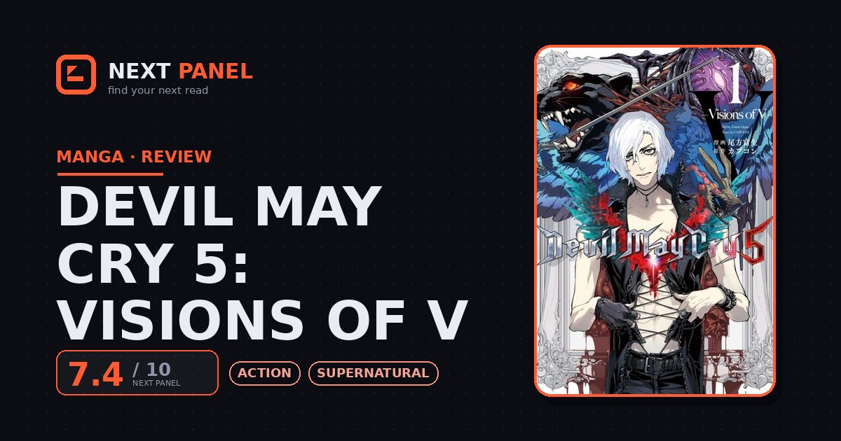 Devil May Cry 5: Visions of V cover - Next Panel review