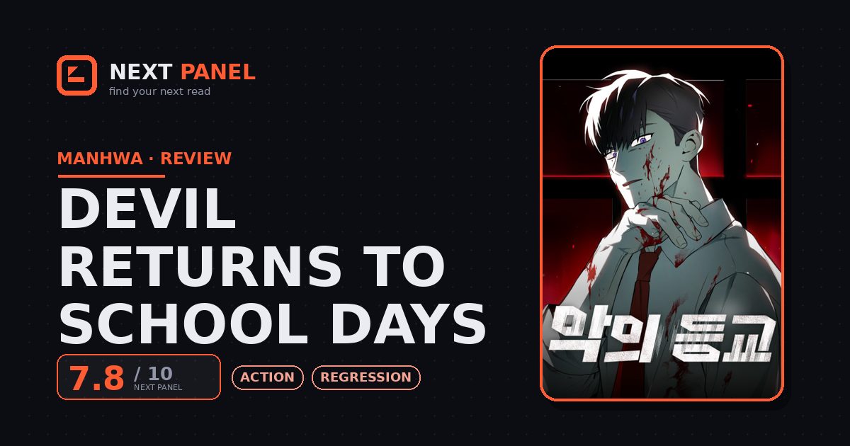 Devil Returns to School Days cover - Next Panel review