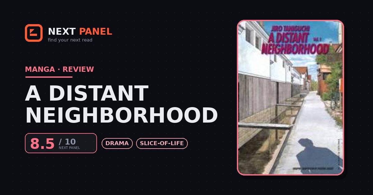 A Distant Neighborhood cover - Next Panel review