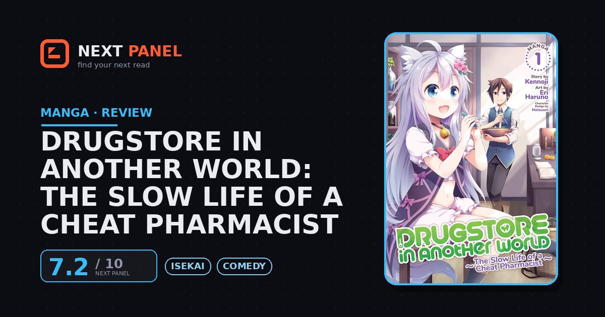 Drugstore in Another World: The Slow Life of a Cheat Pharmacist cover - Next Panel review