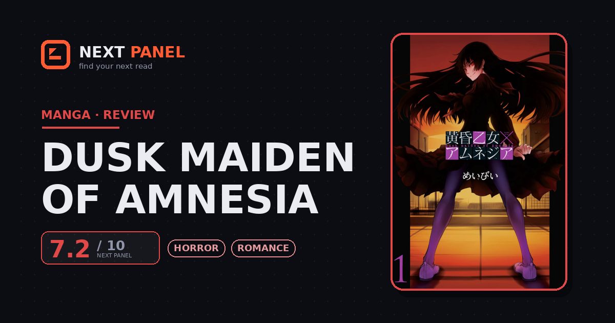 Dusk Maiden of Amnesia cover - Next Panel review