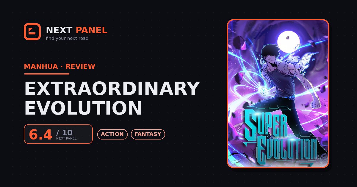 Extraordinary Evolution cover - Next Panel review