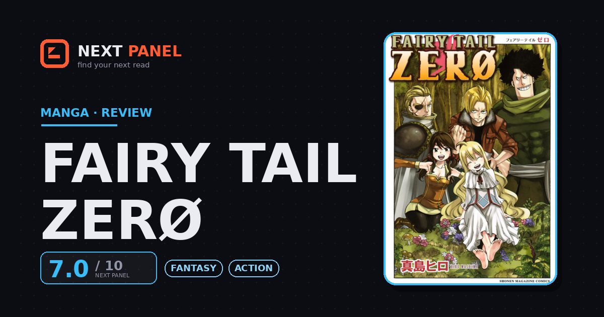 Fairy Tail Zerø cover - Next Panel review