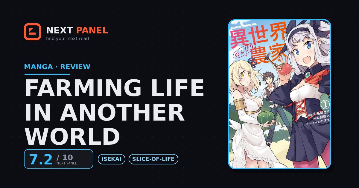 Farming Life in Another World cover - Next Panel review