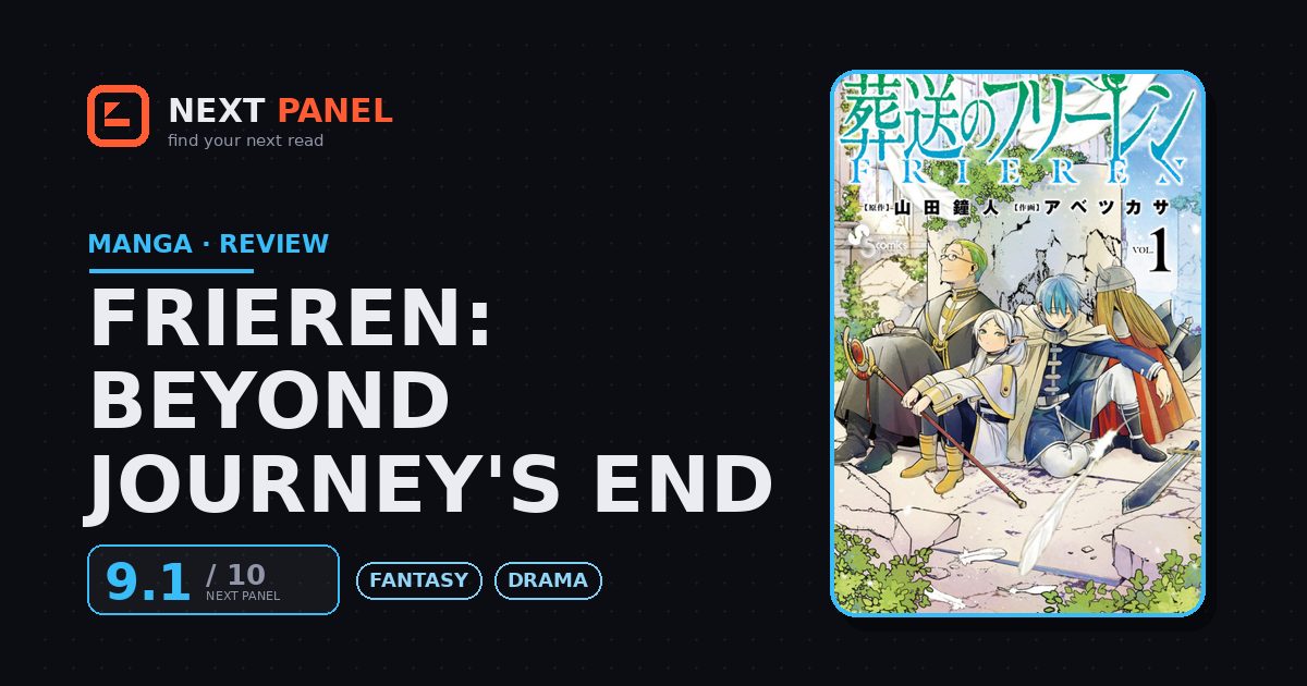 Frieren: Beyond Journey's End cover - Next Panel review