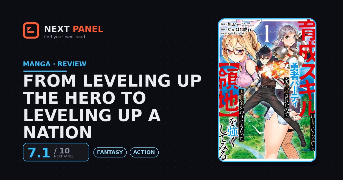 From Leveling Up the Hero to Leveling Up a Nation cover - Next Panel review