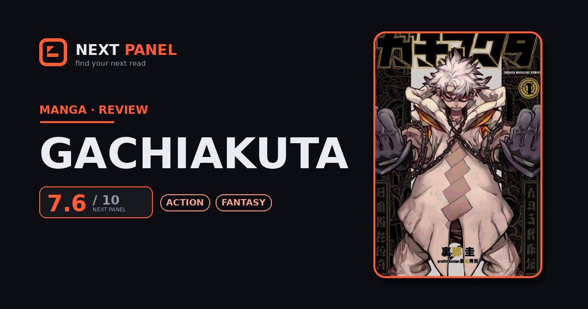 Gachiakuta cover - Next Panel review