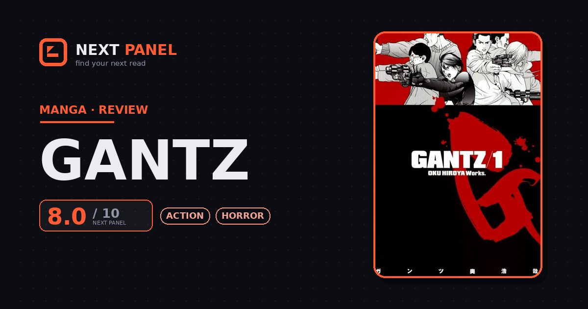 Gantz cover - Next Panel review