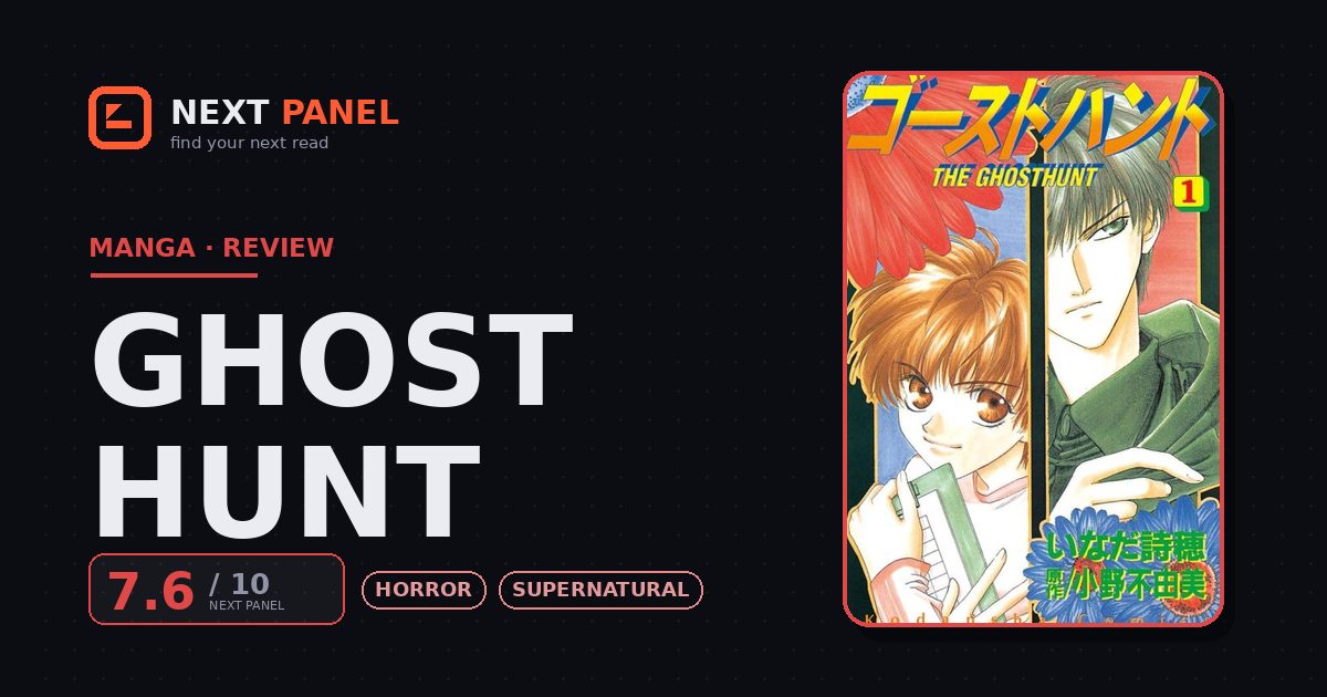 Ghost Hunt cover - Next Panel review