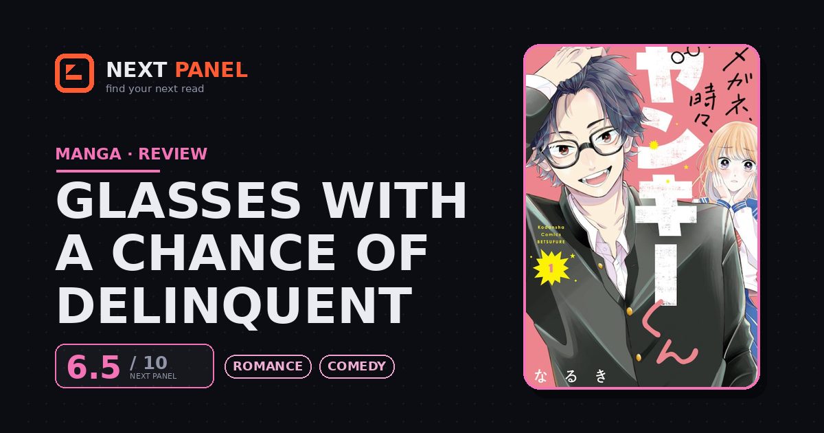 Glasses With a Chance of Delinquent cover - Next Panel review