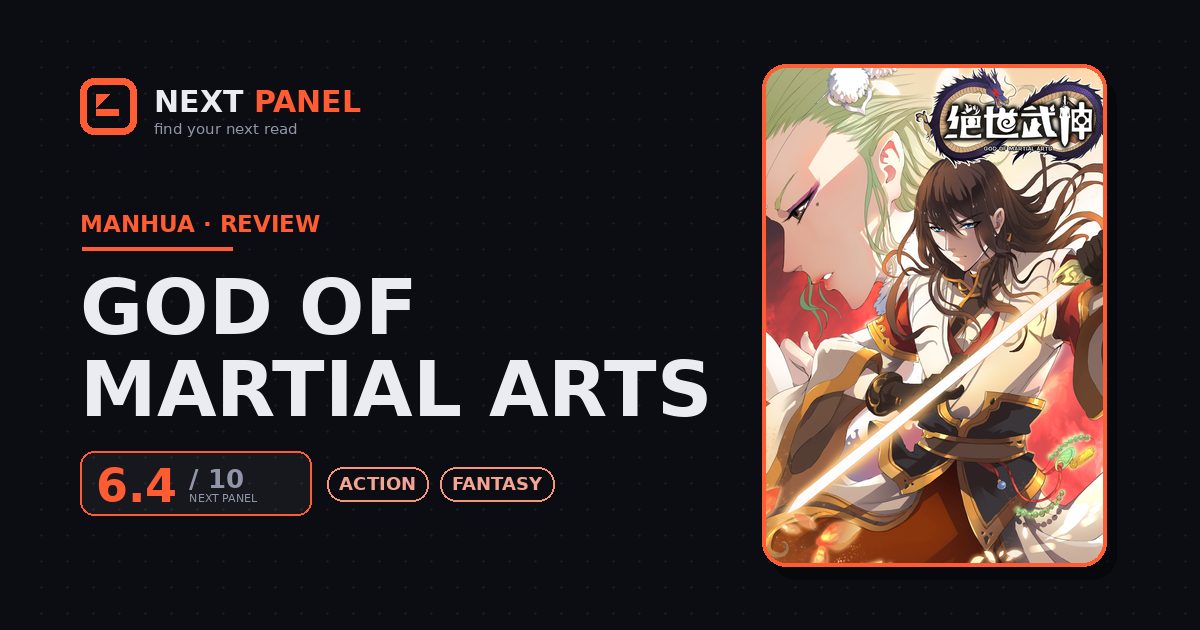 God of Martial Arts cover - Next Panel review