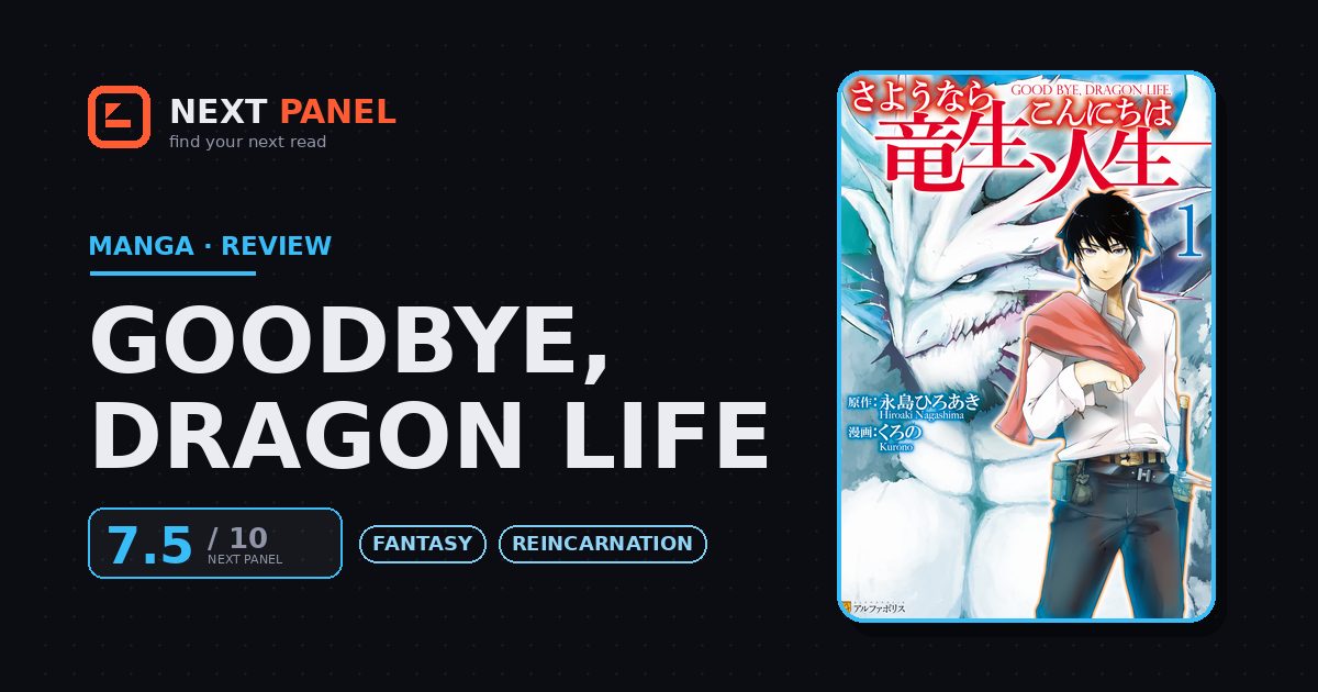 Goodbye, Dragon Life cover - Next Panel review