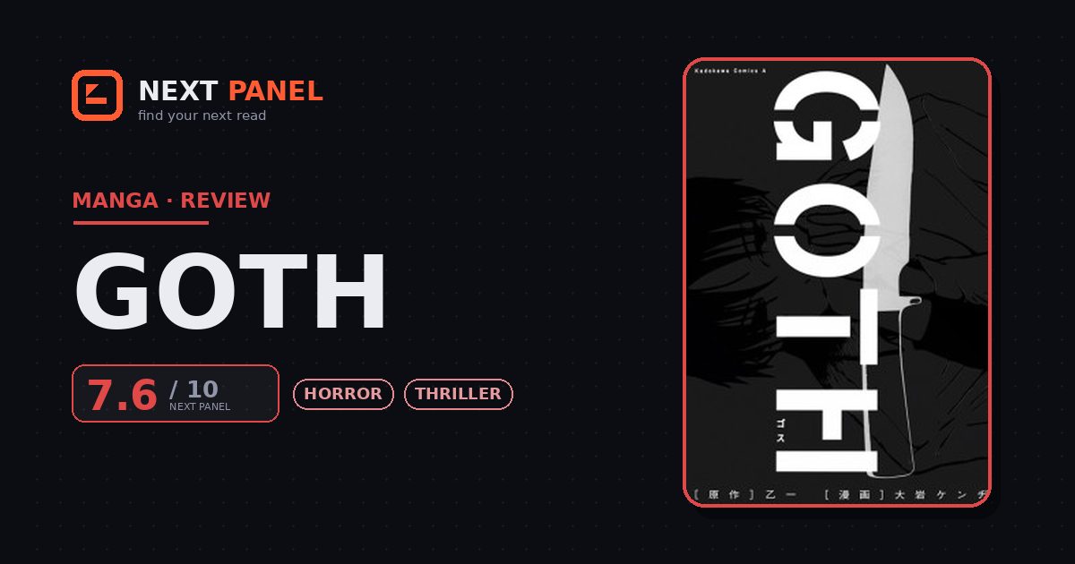 Goth cover - Next Panel review