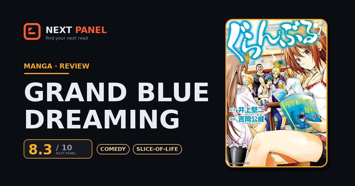 Grand Blue Dreaming cover - Next Panel review