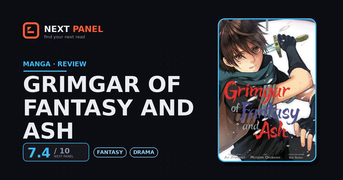 Grimgar of Fantasy and Ash cover - Next Panel review