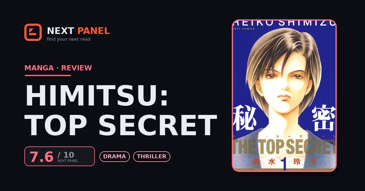 Himitsu: Top Secret cover - Next Panel review