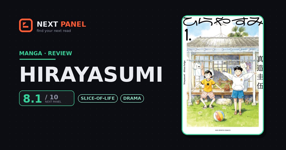 Hirayasumi cover - Next Panel review