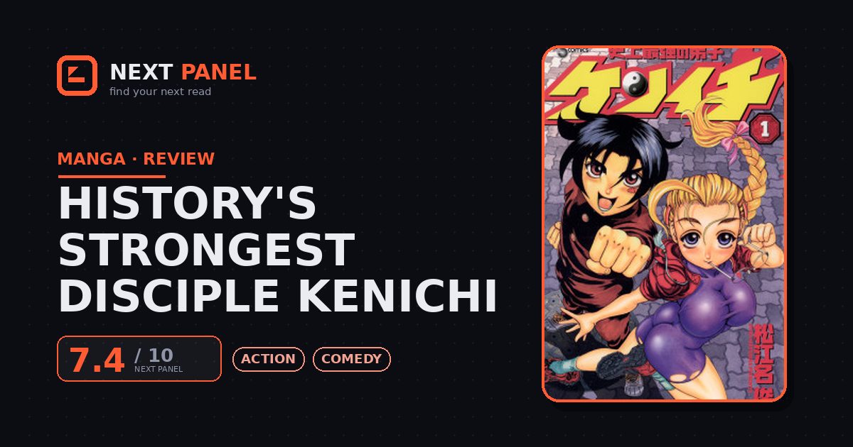 History's Strongest Disciple Kenichi cover - Next Panel review