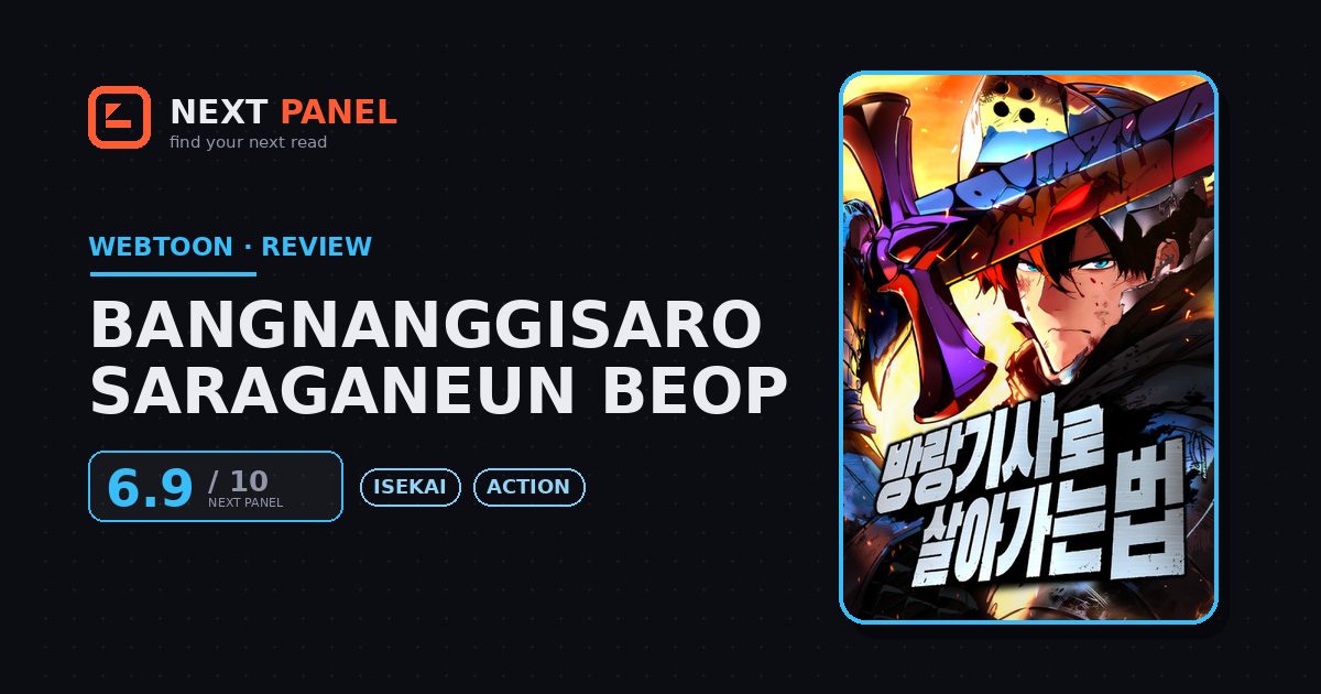 Bangnanggisaro Saraganeun Beop cover - Next Panel review