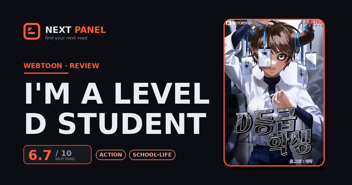 I'm a Level D Student cover - Next Panel review