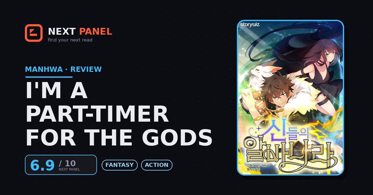I'm a Part-Timer for the Gods cover - Next Panel review